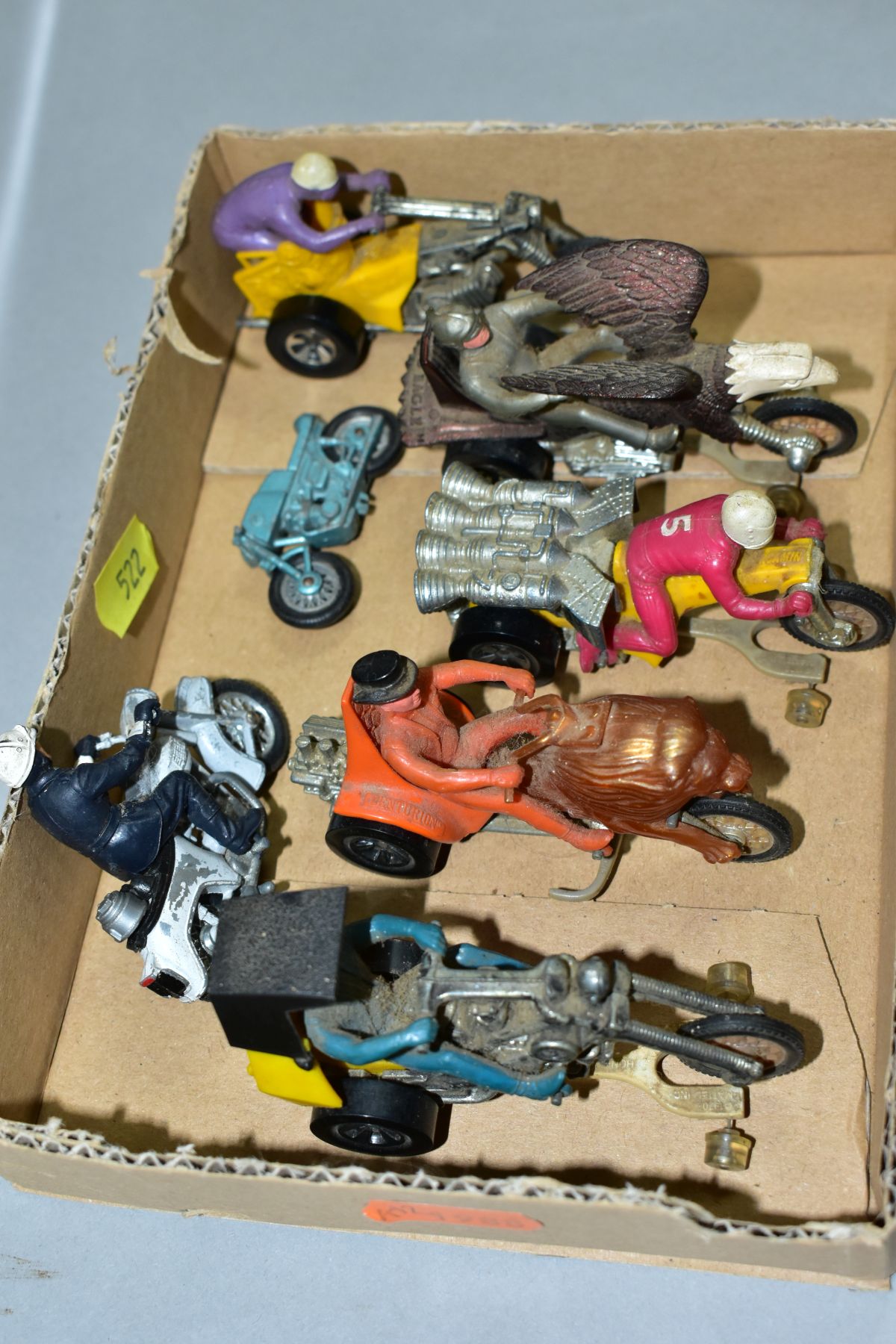 FIVE UNBOXED MATTEL HOT WHEELS RRRUMBLERS, MOTORBIKES, 'Bold Eagle', 'Centirion', 'Chopper Chariot', - Image 4 of 5