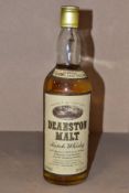 SINGLE MALT, one bottle of Deanston Malt Scotch Whisky, old bottling, 70% proof, 26 & 2/3 fl. Oz,