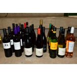 WINE, a collection of eighteen bottles of red wine, seven bottles of white wine and two bottles of
