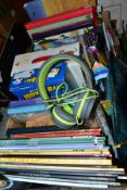 A BOX OF CHILDRENS BOOKS AND TOYS, ETC, to include Judith Kerr, Graham Baker-Smith, Charlie Mackesy,