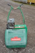 A VINTAGE RANSOMES 51 MARQUIS PETROL CYLINDER MOWER with a MAG GH120 3.7hp motor ( engine pulls