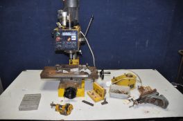 A HOBBYMAT BFE 65 MILLING MACHINE with various accessories (PAT pass but spindle and cutter doesn'