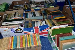 BOOKS, approximately 130 - 140 titles in seven boxes consisting of hardback and paperback