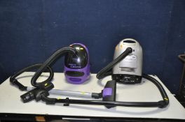 AN ELECTROLUX MEGAPOWER PULL ALONG VACUUM CLEANER and a Goblin Compact 1300 pull along Vacuum