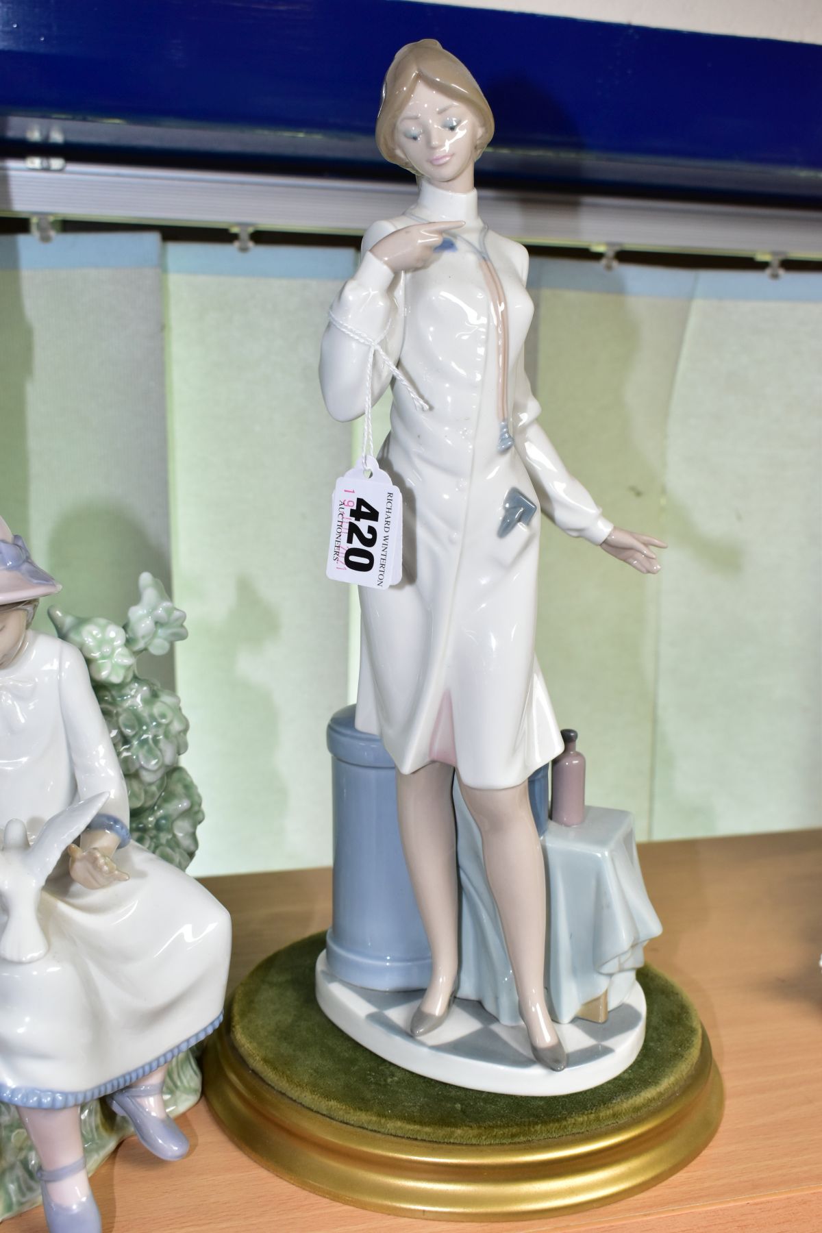 TWO LLADRO FIGURES, comprising Female Physician No.5197, designed by Salvador Debon 1984, retired - Image 2 of 5