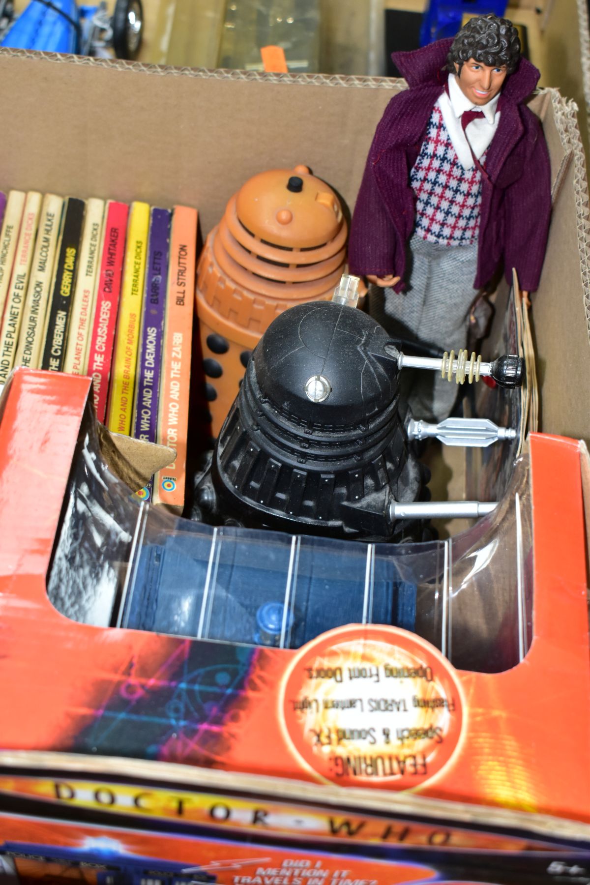 A COLLECTION OF DOCTOR WHO RELATED ITEMS, 1970's onwards, to include Mego Tom Baker era figure ( - Image 2 of 4