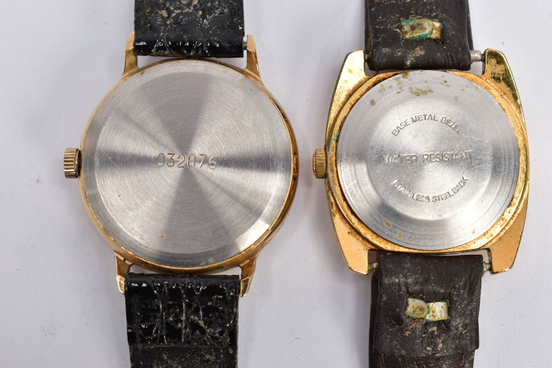 TWO GENTS WRISTWATCHES, to include a gold plated hand wound watch, white dial signed 'Sekonda' - Bild 3 aus 4