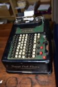 A BARRETT DESK ELECTRIC CALCULATOR, number 108141 - 152E (12.5 x 10)