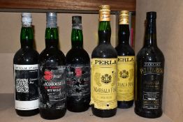 PORT & MARSALA, six bottles, comprising two bottles of Smith Woodhouse Special Tawny Fine Port Wine,
