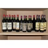 BORDEAUX WINE, sixteen bottles comprising three bottles of Chateau Labegorce 1978 Margaux, seals