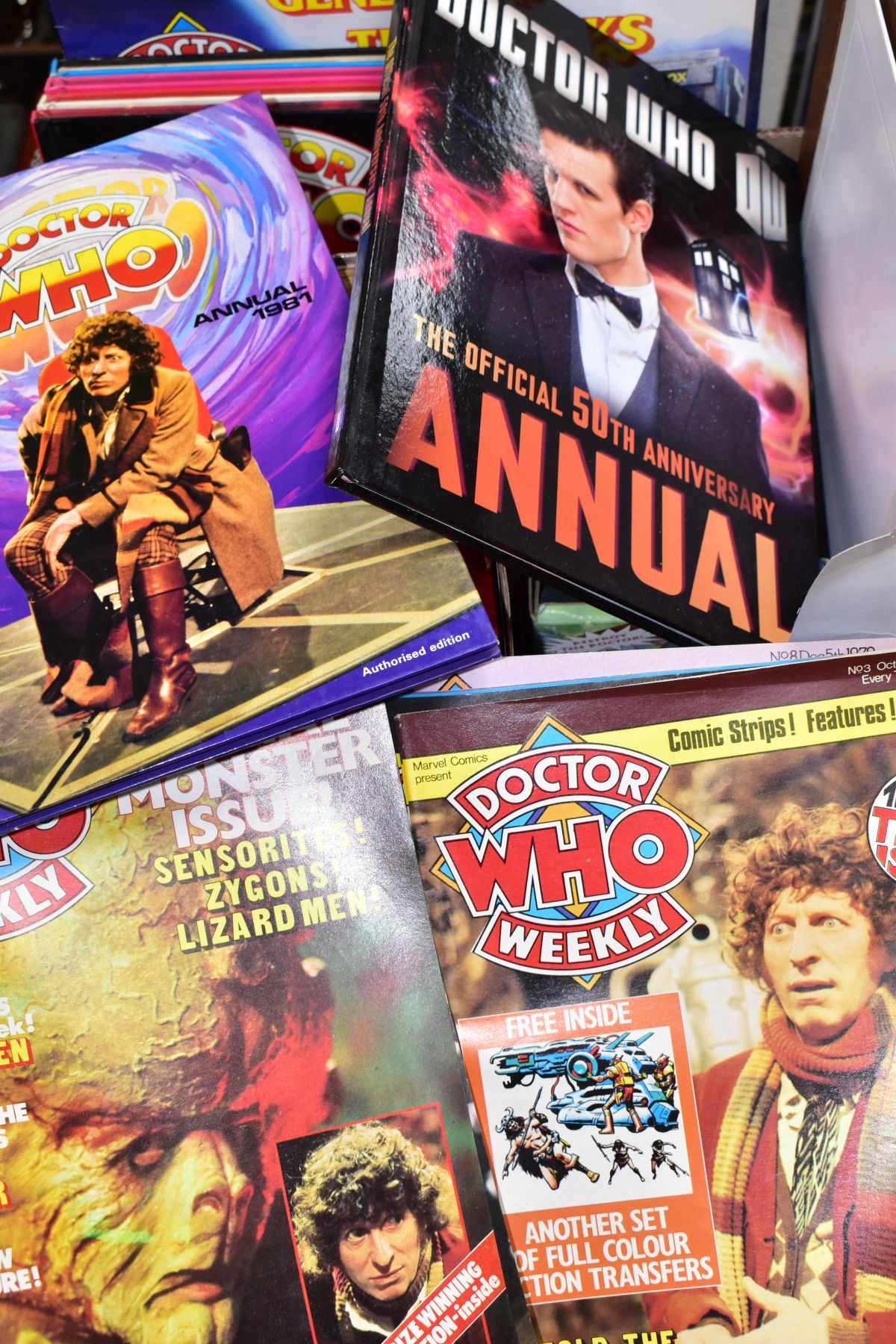 A COLLECTION OF DOCTOR WHO RELATED ITEMS, 1970's onwards, to include Mego Tom Baker era figure ( - Image 4 of 4