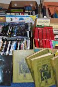 BOOKS/DVD/CDS a collection of hardback and paperback titles to include films and film making,