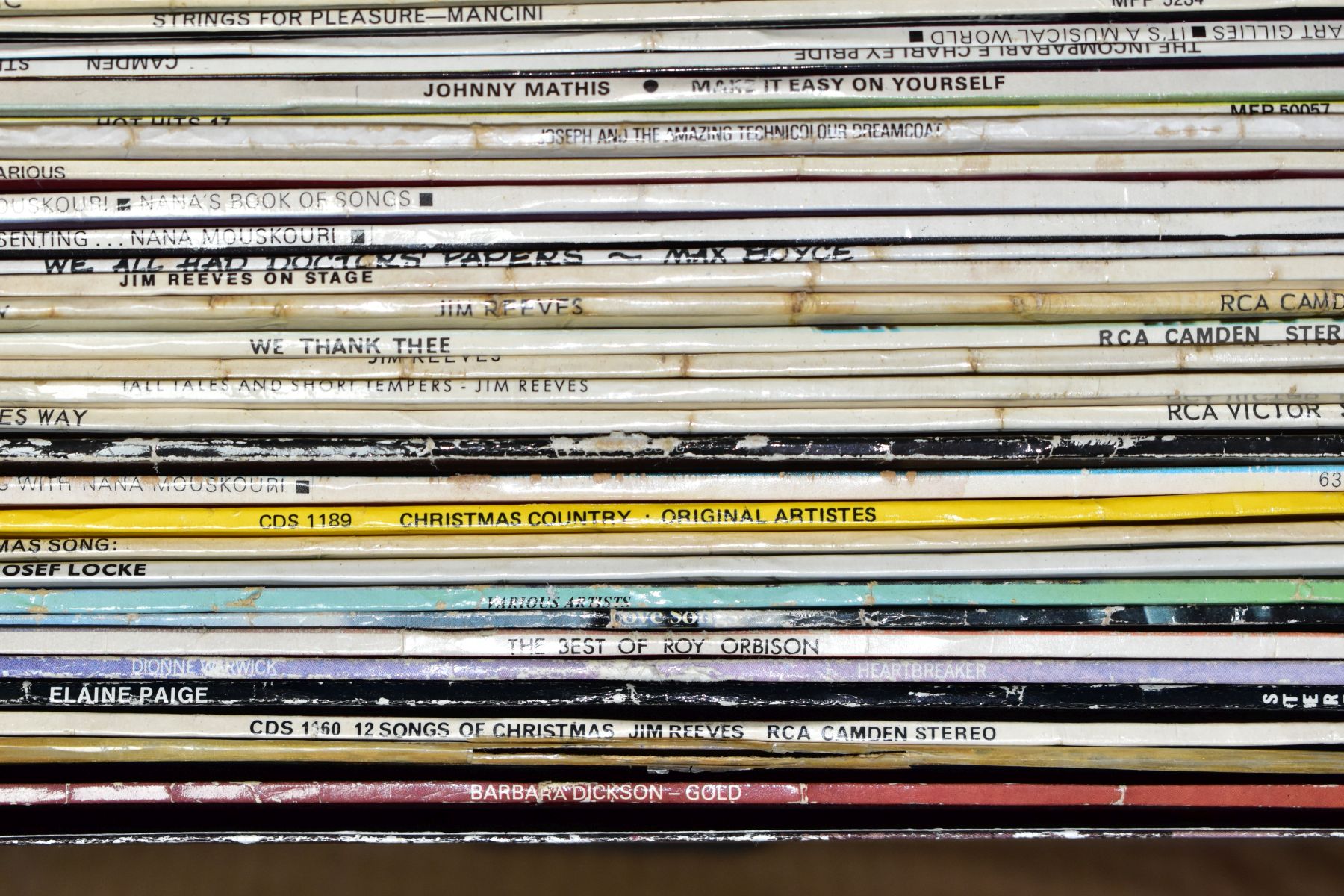 TWO TRAYS CONTAINING OVER ONE HUNDRED AND FIFTY LPS AND COVERS, along with a tray of Charles Dickens - Image 7 of 10