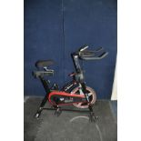 A WE'R SPORTS REV XTREME CYCLE S100 SPIN BIKE (odometer needs battery so untested)