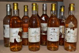 BARSAC / SAUTERNES, six bottles of Chateau Liot Barsac 1970, five bottles have fill levels at low