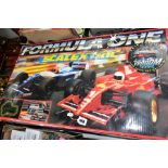 A BOXED SCALEXTRIC FORMULA ONE RACING SET, No. C1007, contents not checked but appears largely