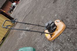 A VINTAGE ALLEN 418 PETROL HOVER MOWER with a Briggs and Stratton 3.5hp motor ( engine pulls