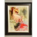 ANNA RAZUMOVSKAYA (RUSSIAN CONTEMPORARY) 'ELEGANT MUSE II', a limited edition print depicting a