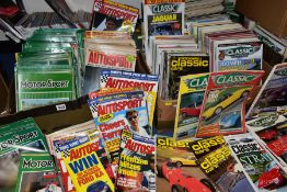 CAR MAGAZINES, a large collection (many 100's) of editions of Autosport, Motorsport, Classic