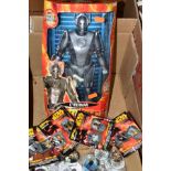 A BOXED CHARACTER OPTIONS DOCTOR WHO CYBERMAN FIGURE, appears complete and in good condition,