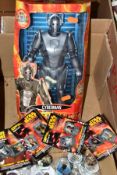 A BOXED CHARACTER OPTIONS DOCTOR WHO CYBERMAN FIGURE, appears complete and in good condition,