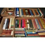 BOOKS, approximately ninety titles in four boxes including Art and Antiques, Biography and Novels