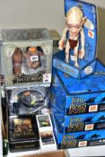 A QUANTITY OF BOXED LORD OF THE RINGS, THE RETURN OF THE KING FIGURES, ARAGON, GANDALF AND