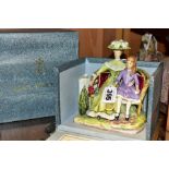 A BOXED LIMITED EDITION ROYAL WORCESTER FIGURE GROUP, from the Victorian Series, 'Charlotte and