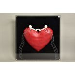 DOUG HYDE (BRITISH 1972) 'HIGH ON LOVE' a limited edition sculpture of figures on a heart 121/150