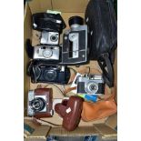 PHOTOGRAPHIC EQUIPMENT, to include Halina Rolls SLR Camera, a Boots Koroll II SLR Camera,