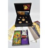 A HATTONS OF LONDON 2020 CASED SIX GOLD COIN PRE-DECIMAL 50TH ANNIVERSARY gold proof prestige set,