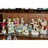 A SET OF TWELVE ROYAL WORCESTER MONTHS OF THE YEAR FIGURES MODELLED BY FREDA DOUGHTY, comprising '