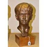 CHARLES D'ORVILLE PILKINGTON JACKSON ARSA, FRBS (1887-1973), 'NEIL', a bronze bust of the artist's