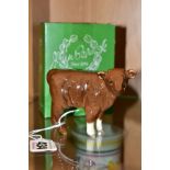 A BOXED BESWICK SPECIAL EDITION LIMOUSIN CALF, No.1827E, special colourway produced for The