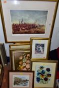 PAINTINGS AND PRINTS ETC, to include three David Cartwright limited edition prints depicting