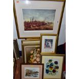 PAINTINGS AND PRINTS ETC, to include three David Cartwright limited edition prints depicting