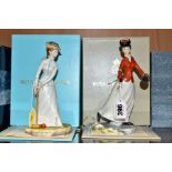 TWO BOXED LIMITED EDITION ROYAL WORCESTER FIGURES, from the Victorian Series, 'Emily' No 227/500 and