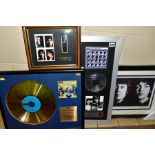 BEATLES AND OASIS MEMORABILIA, comprising a framed limited edition 'Hard Days Night' cd and album