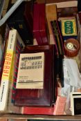 A QUANTITY OF ASSORTED GAMES AND CARDS, etc, Mah-Jong, Halma, Waddington's 'sorry', Draughts, Chess,