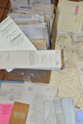 LEGAL DOCUMENTS: a large collection of indentures, mortgages, appointments, releases and plans, etc,