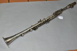 A SUPERTONE PLATED CLARINET