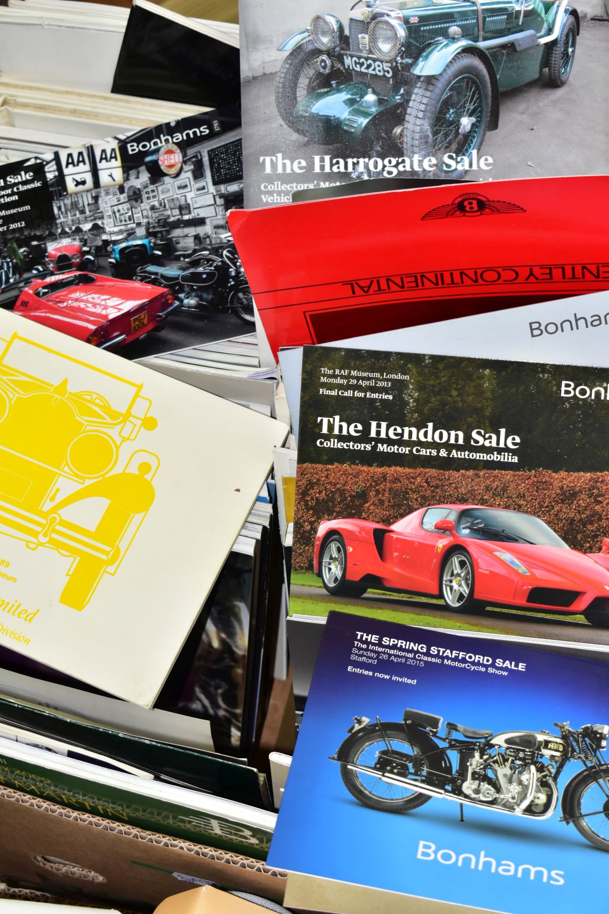 AUTOMOTIVE EPHEMERA, a large collection of Brochures and Auction Catalogues (Christie's Sotheby's, - Image 2 of 3