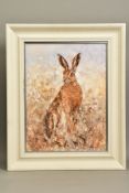 GARY BENFIELD (BRITISH 1965) 'BLITHE SPIRIT), a limited edition print of a hare 98/195, signed