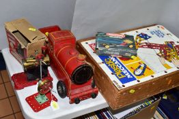 A BOXED MAMOD MINOR NO. 1 LIVE STEAM ENGINE, not tested, missing spirit lamp, filler funnel and