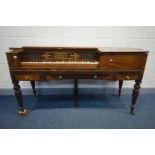 WILLIAM ROLFE AND COMPANY, LONDON, a Regency mahogany, rosewood crossbanded and brass inlaid