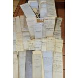 LEGAL DOCUMENTS, a collection of approximately one hundred and twenty documents from mid 19th/