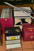 FIVE CASES OF LP'S, 78'S AND SINGLES, mostly classical music and easy listening, very good to