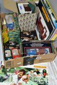 A QUANTITY OF BOXED AND UNBOXED SCALEXTRIX ITEMS, to include two unboxed Austin Healey 3000, No.C74,