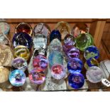 TWENTY FIVE CAITHNESS GLASS PAPERWEIGHTS, including 'Inner Circle', 'Nemesis', 154/750, '