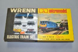 A BOXED LIMA WRENN MICROMODELS N GAUGE B.R. GOODS SET, No 2, comprising class 81 electric